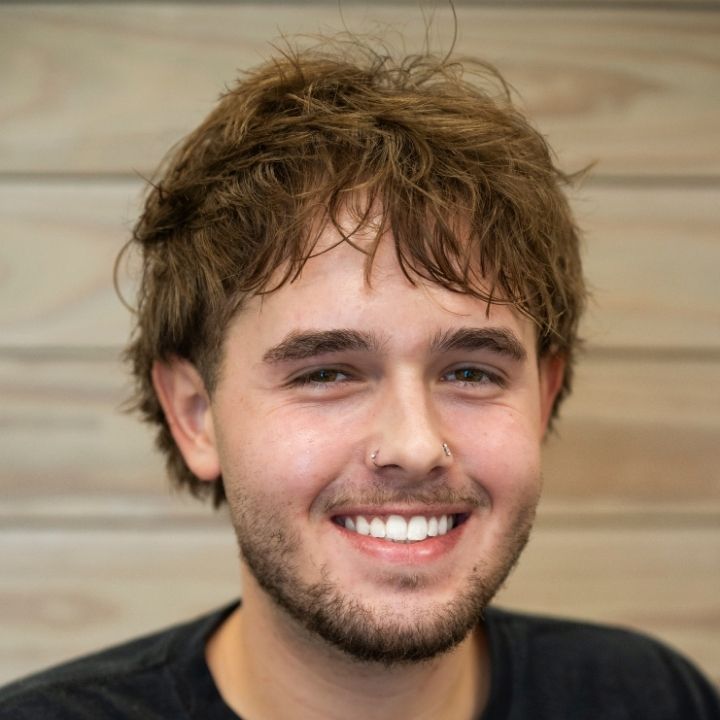 Staff member Brayden Dietz